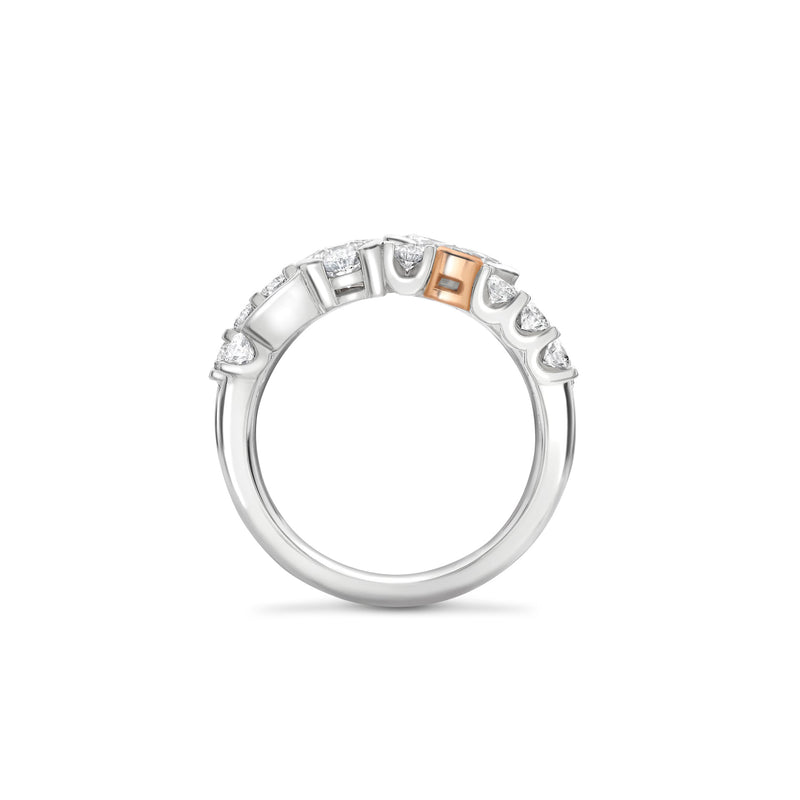 The National Gallery Play of Light Platinum Pink Diamond Ring