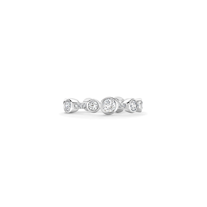 Waterfall Full-Hoop Diamond Ring