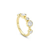 Raindance Large Half-Hoop Yellow Gold Diamond Ring