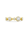 Raindance Large Half-Hoop Yellow Gold Diamond Ring