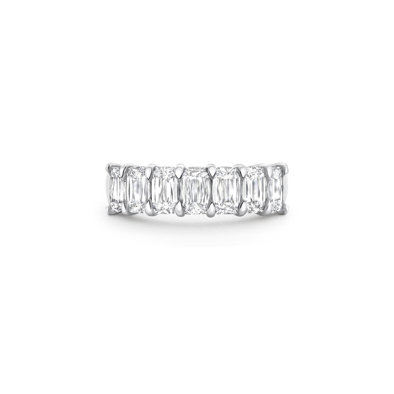 Ashoka Diamond Seven Stone Half Eternity Ring