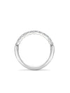 Classic Evermore Half Hoop Platinum Eternity Ring 0.33 Carat