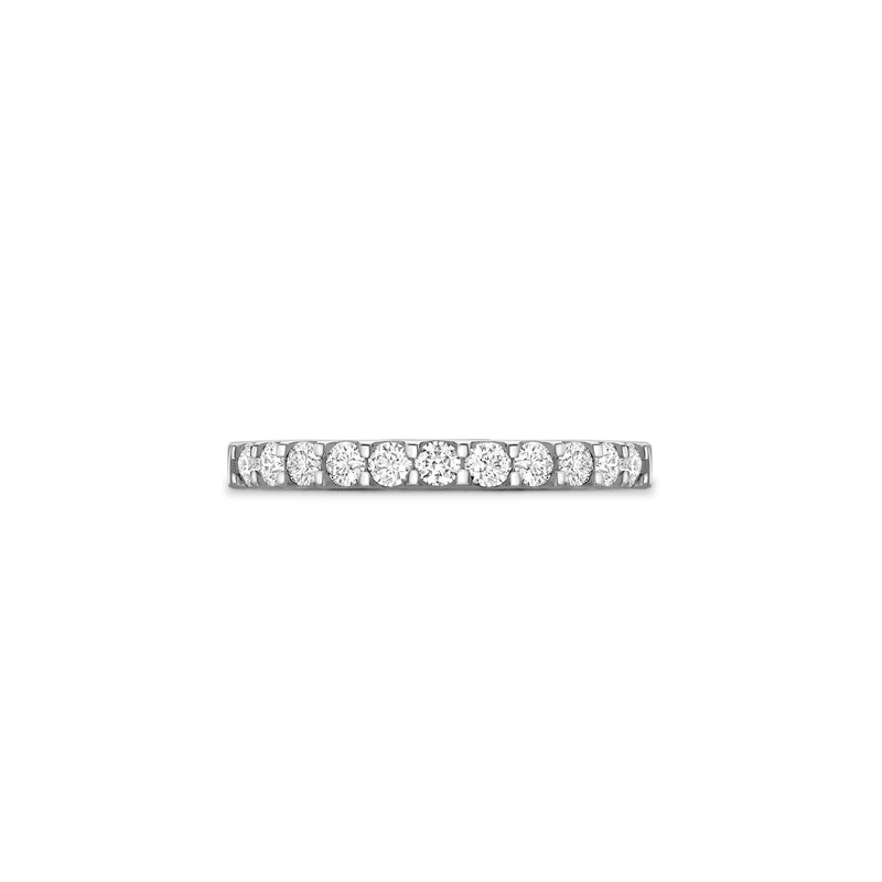 Classic Evermore Half Hoop Platinum Eternity Ring 0.33 Carat