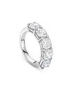 Classic Five Stone Large Half Platinum Diamond Eternity Ring