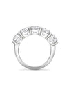 Classic Five Stone Large Half Platinum Diamond Eternity Ring