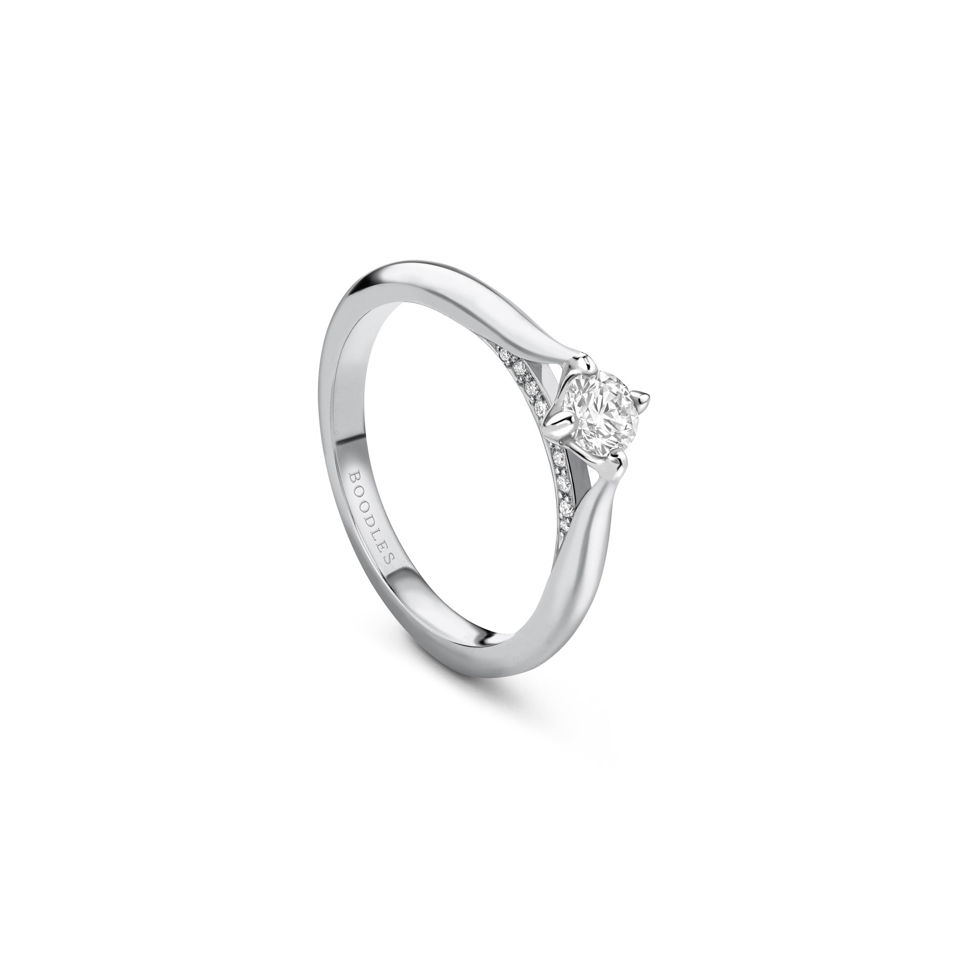 Boodles Brilliance Platinum Diamond Engagement Ring 0.25 Carat