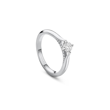 Boodles Brilliance Platinum Diamond Engagement Ring 0.25 Carat