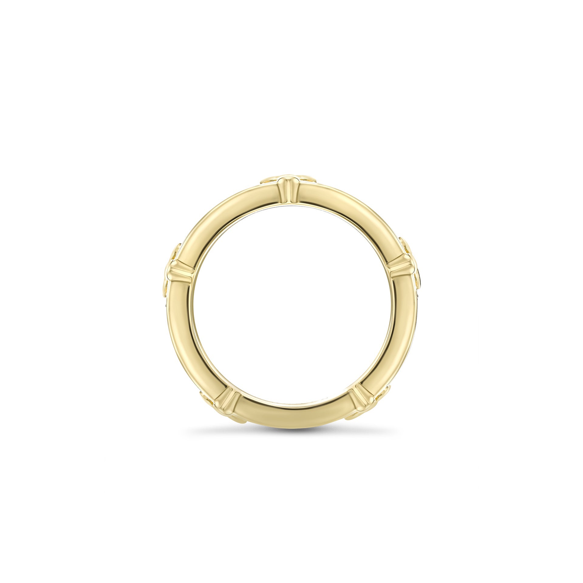 Be Boodles Yellow Gold Diamond Wedding Ring
