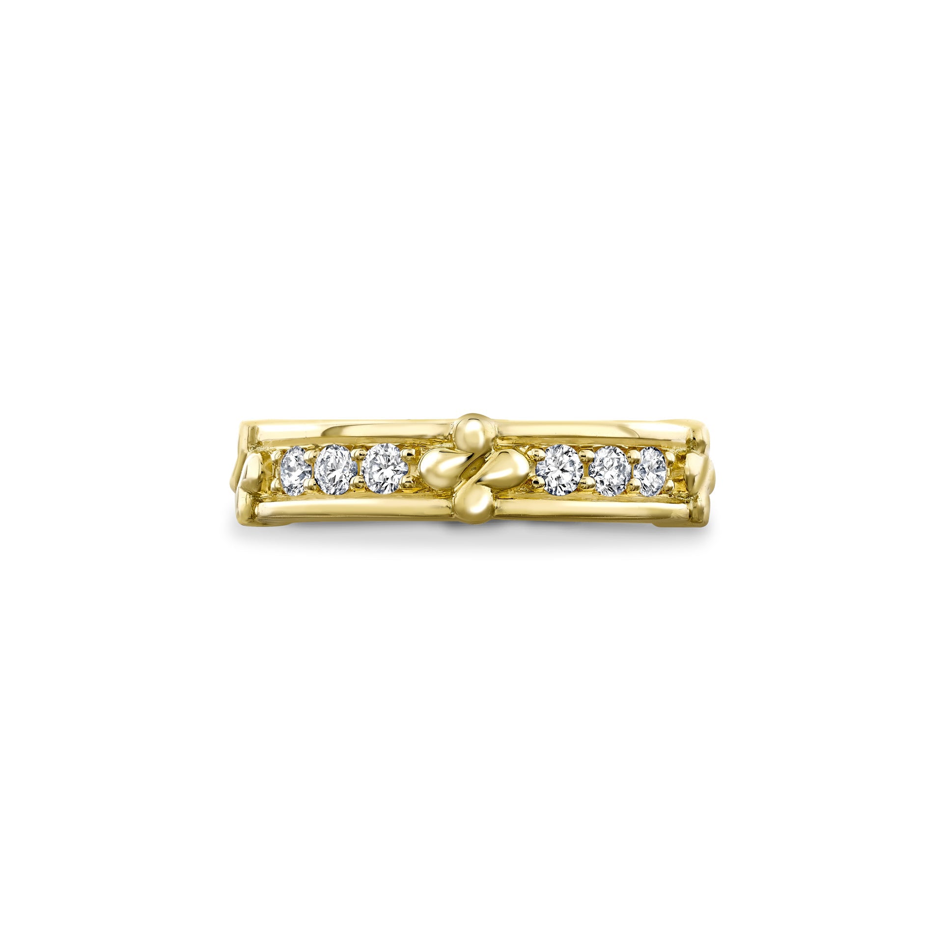 Be Boodles Yellow Gold Diamond Wedding Ring