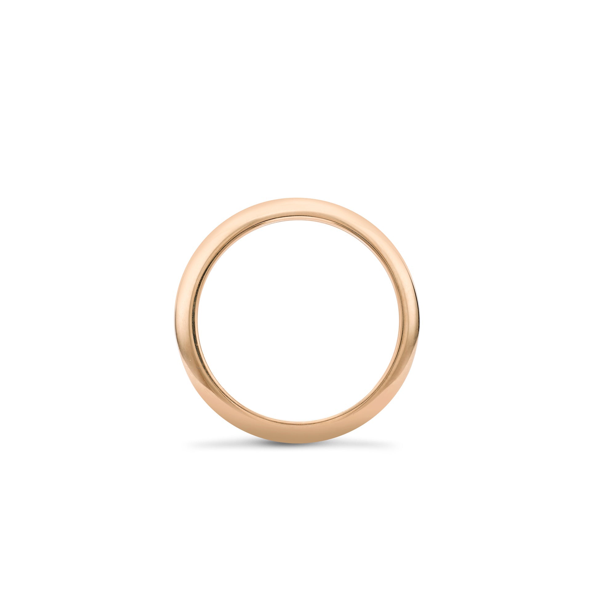 Classic Large Rose Gold Diamond Wedding Ring