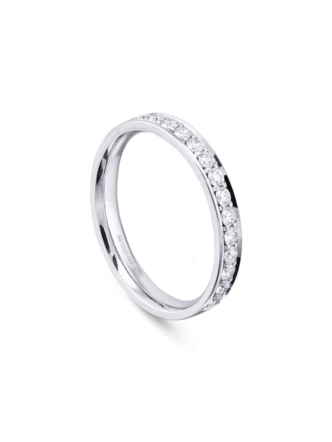 Classic Large Diamond Wedding Ring