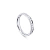 Classic Large Platinum Diamond Wedding Ring