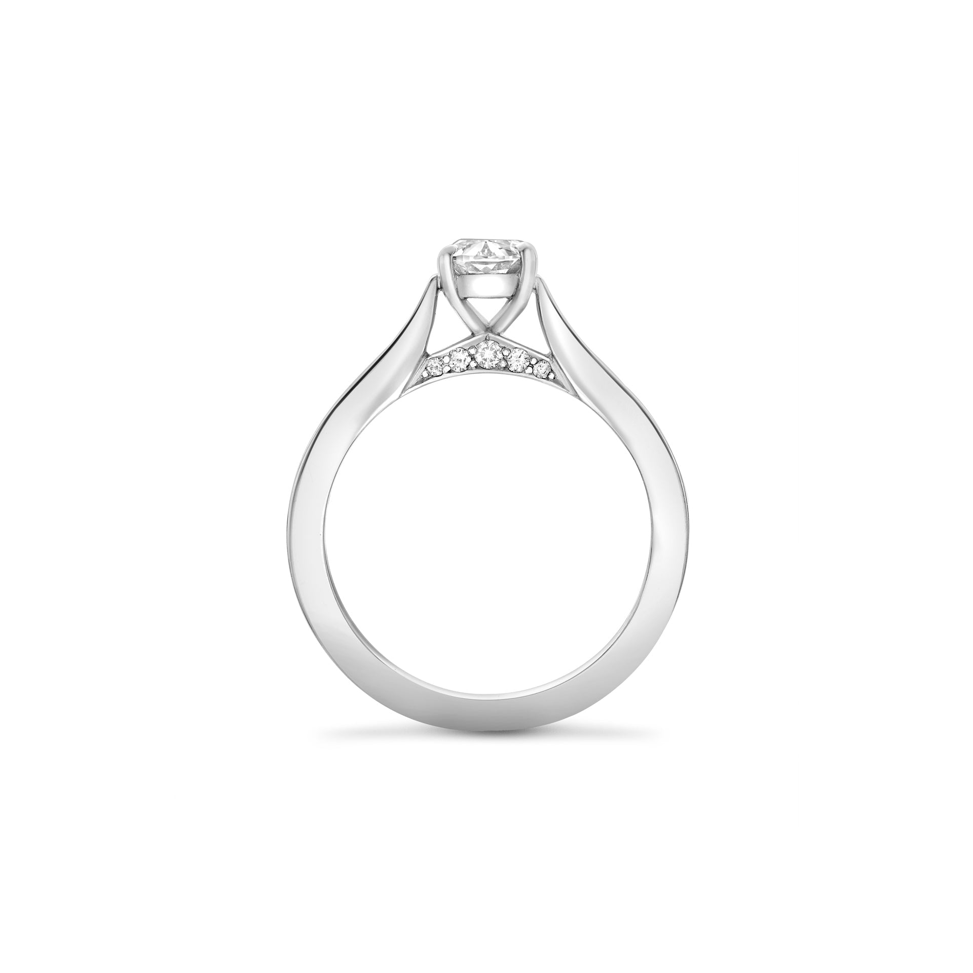 Ashoka Platinum Diamond Engagement Ring