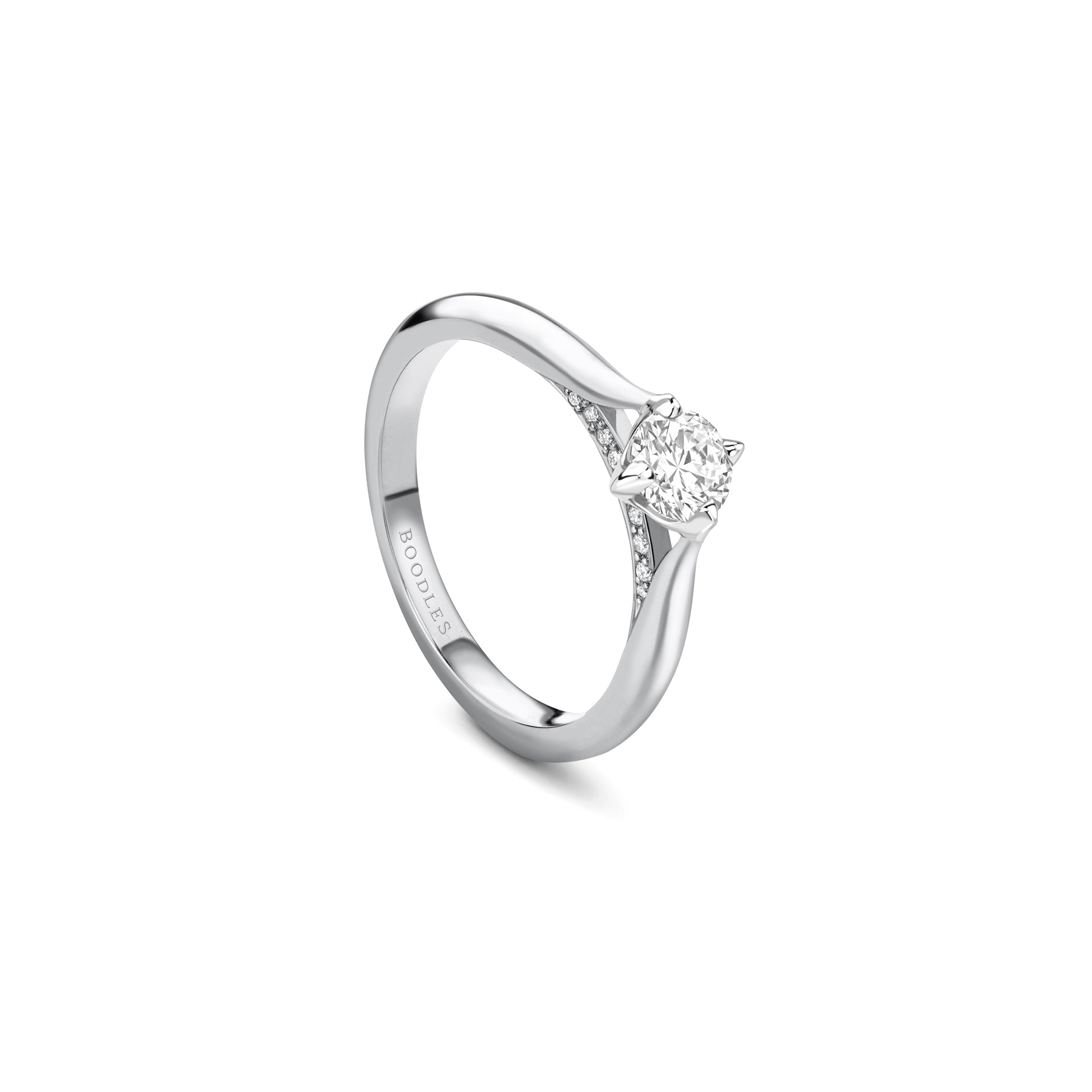 Boodles Brilliance Platinum Diamond Engagement Ring 0.4 carat (approx.)