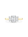 Trilogy Ashoka Diamond Yellow Gold Engagement Ring (1.4 carats)