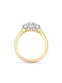 Trilogy Ashoka Diamond Yellow Gold Engagement Ring (1.4 carats)