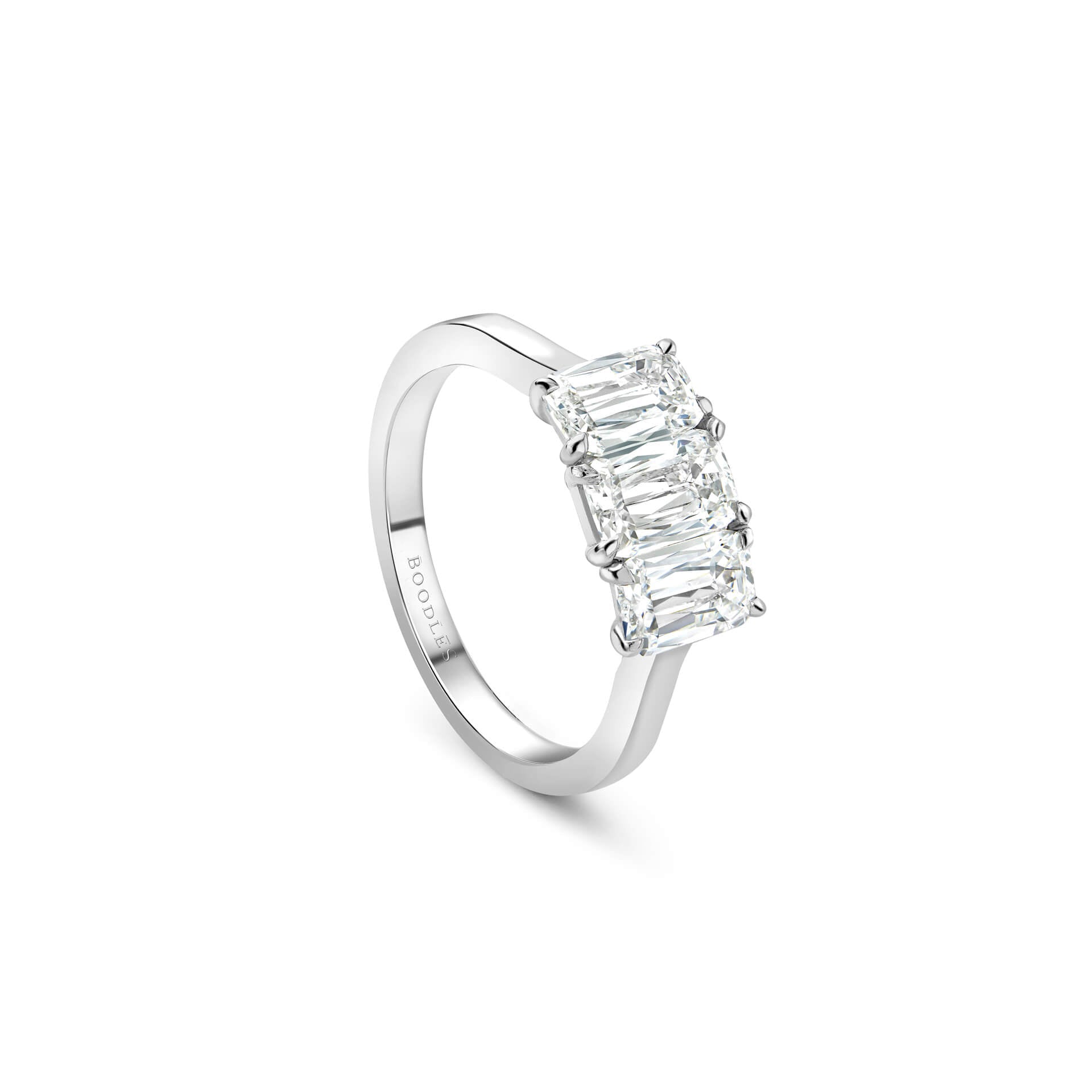 Trilogy Ashoka Cut Platinum Diamond Engagement Ring