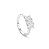 Trilogy Ashoka Cut Platinum Diamond Engagement Ring 1.5 Carat