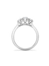 Trilogy Round Brilliant Diamond Engagement Ring