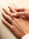 Waterfall Half Hoop Diamond Ring