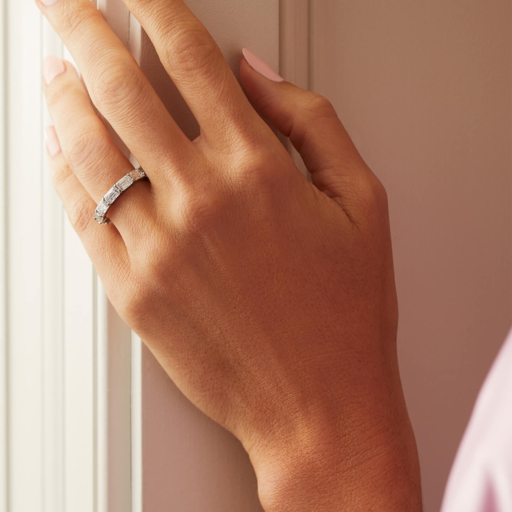 Ashoka Full-Hoop Infinity Eternity Ring