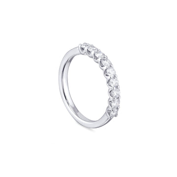 Classic Evermore Half Hoop Platinum Eternity Ring 1 Carat