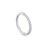 Classic Evermore Half Hoop Platinum Diamond Eternity Ring