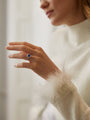 Vintage Cushion Blue Sapphire Engagement Ring