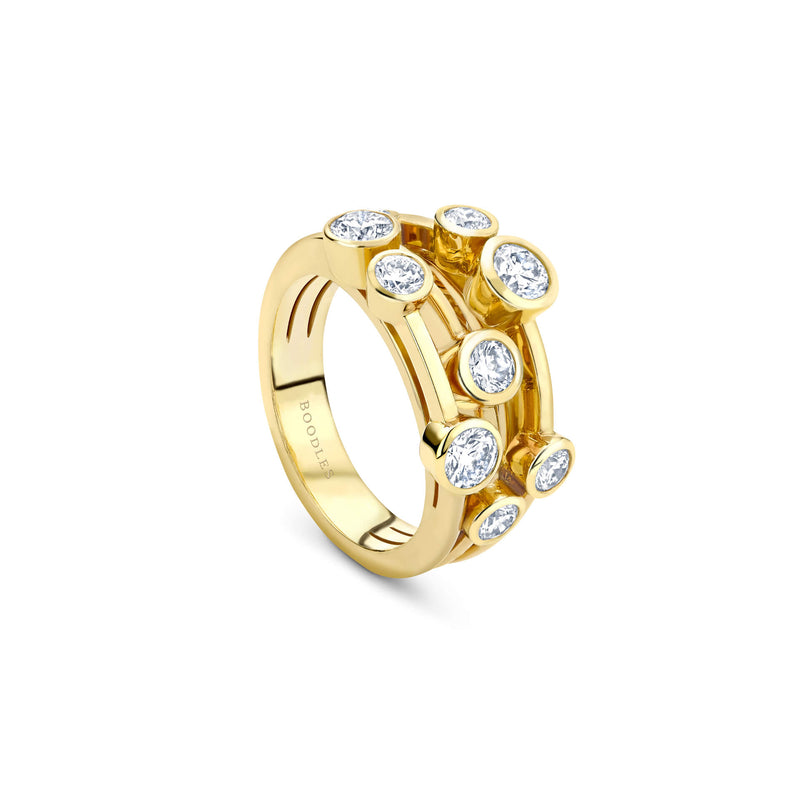 Raindance Classic Yellow Gold Diamond Ring