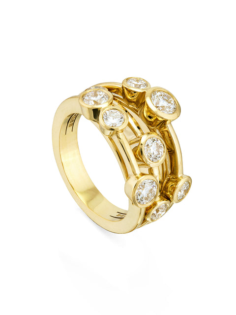 Raindance Yellow Gold Diamond Ring Part II