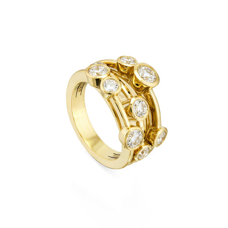 Raindance Yellow Gold Diamond Ring Part II