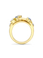 Raindance Classic Yellow Gold Sapphire Ring