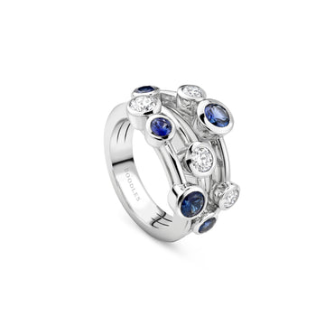 Raindance Classic Platinum Sapphire Ring