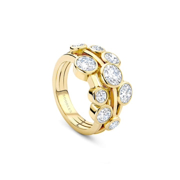 Raindance Medium Yellow Gold Diamond Ring