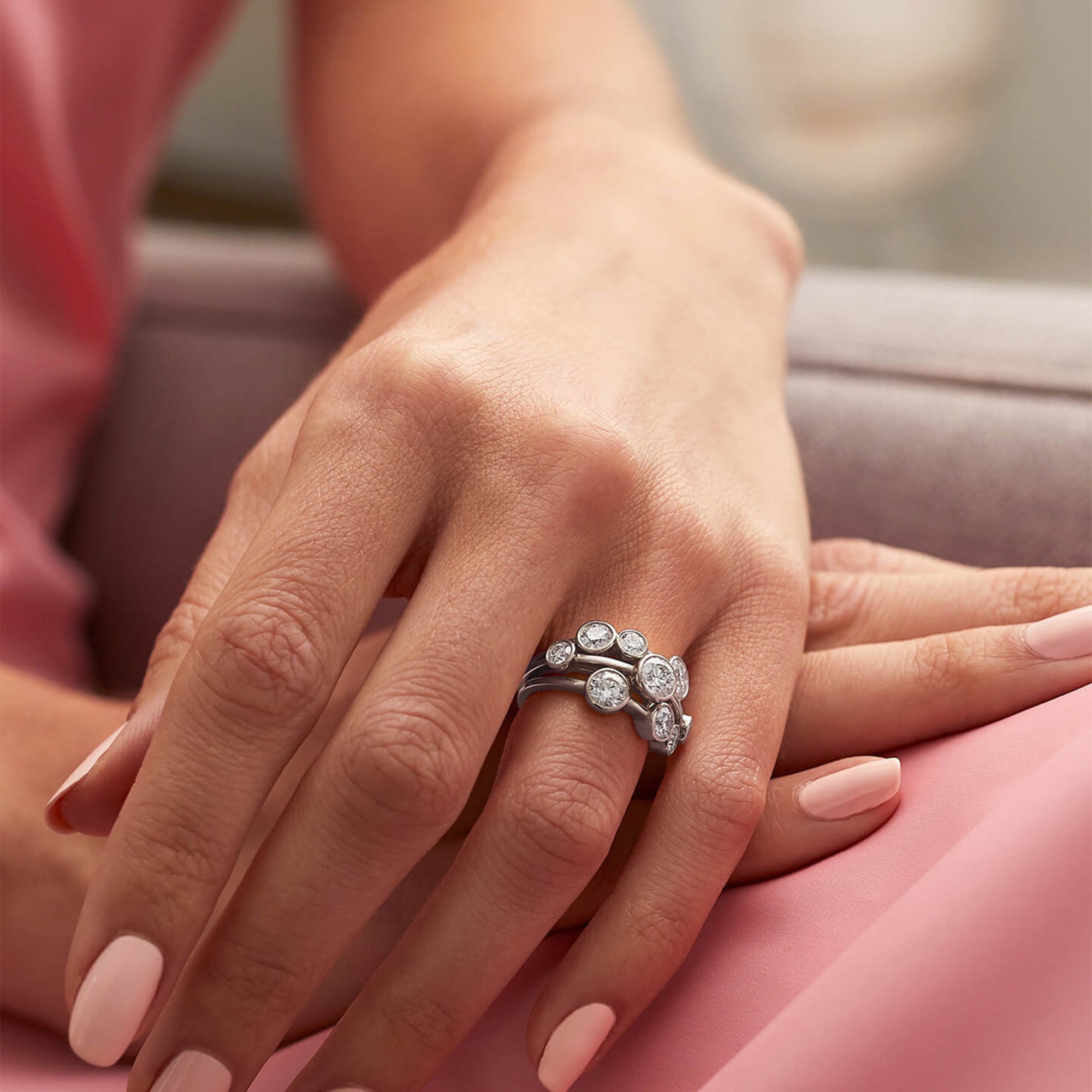Raindance Medium Diamond Ring