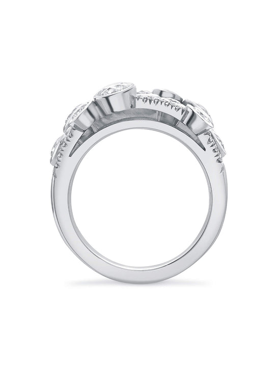 Waterfall Medium Diamond Ring