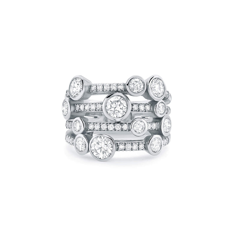 Waterfall Medium Diamond Ring