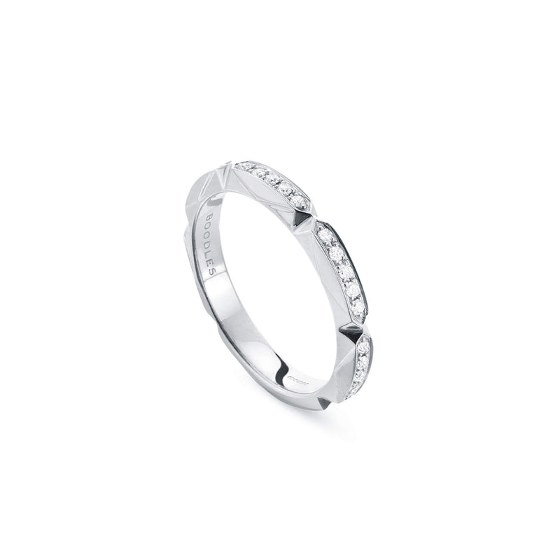Jazz White Gold Diamond Ring
