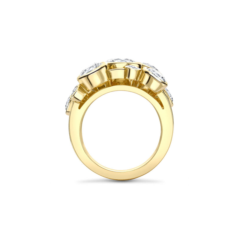 Raindance Yellow Gold Diamond Mega Ring