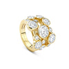 Raindance Yellow Gold Diamond Mega Ring