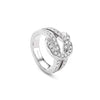 The Knot White Gold Diamond Ring