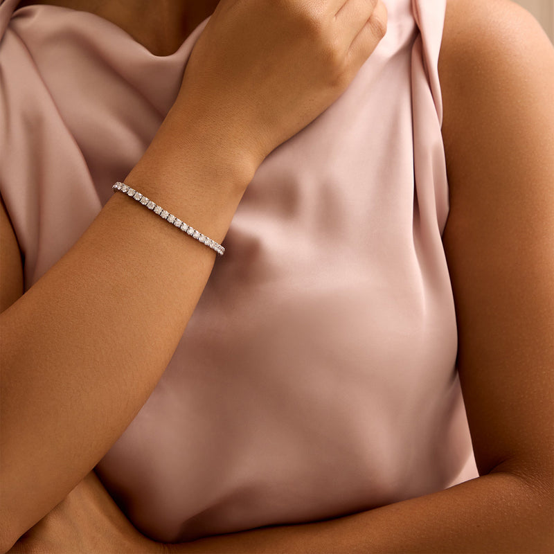 Classic Boodles Diamond Tennis Bracelet