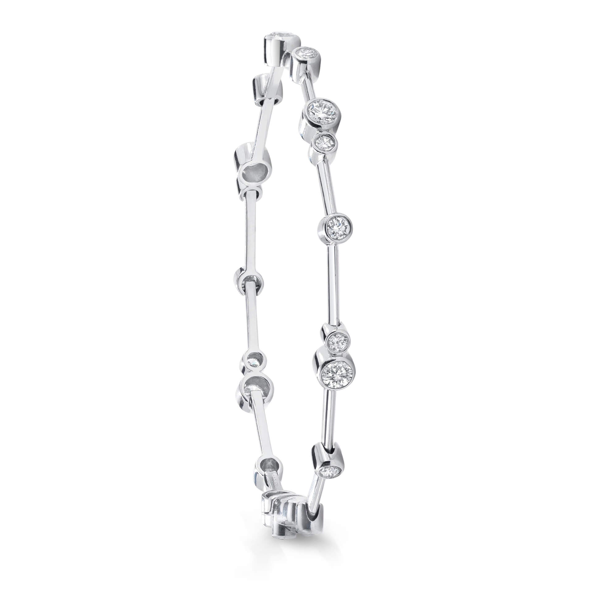 Raindance Classic Diamond Platinum Bracelet