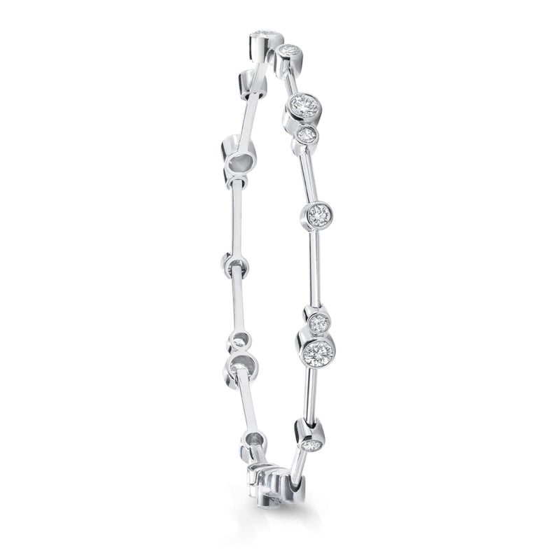 Raindance Classic Diamond Platinum Bracelet