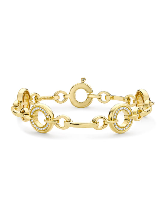 [hidden] Roulette Classic Diamond Bracelet