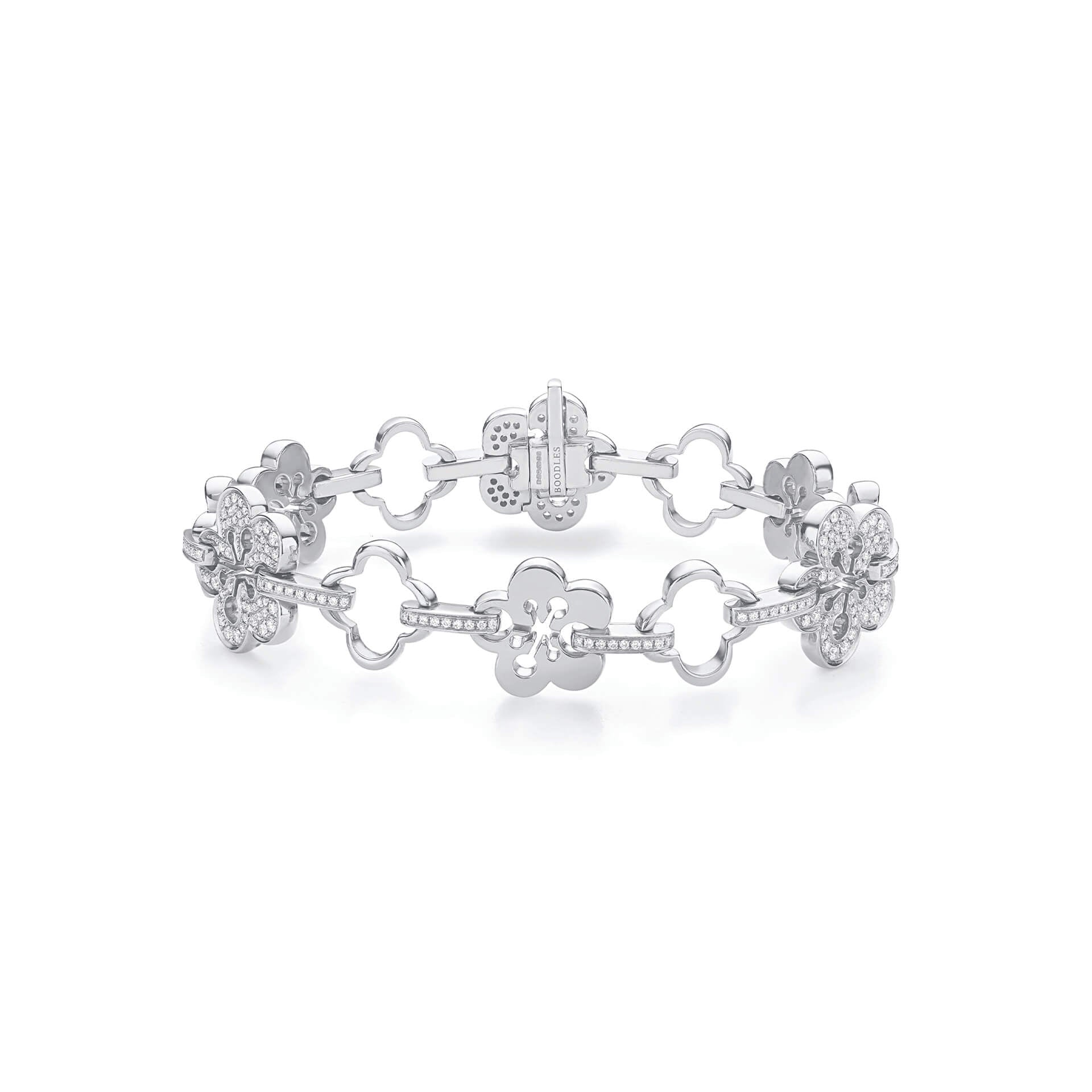 Blossom Classic White Gold Diamond Bracelet