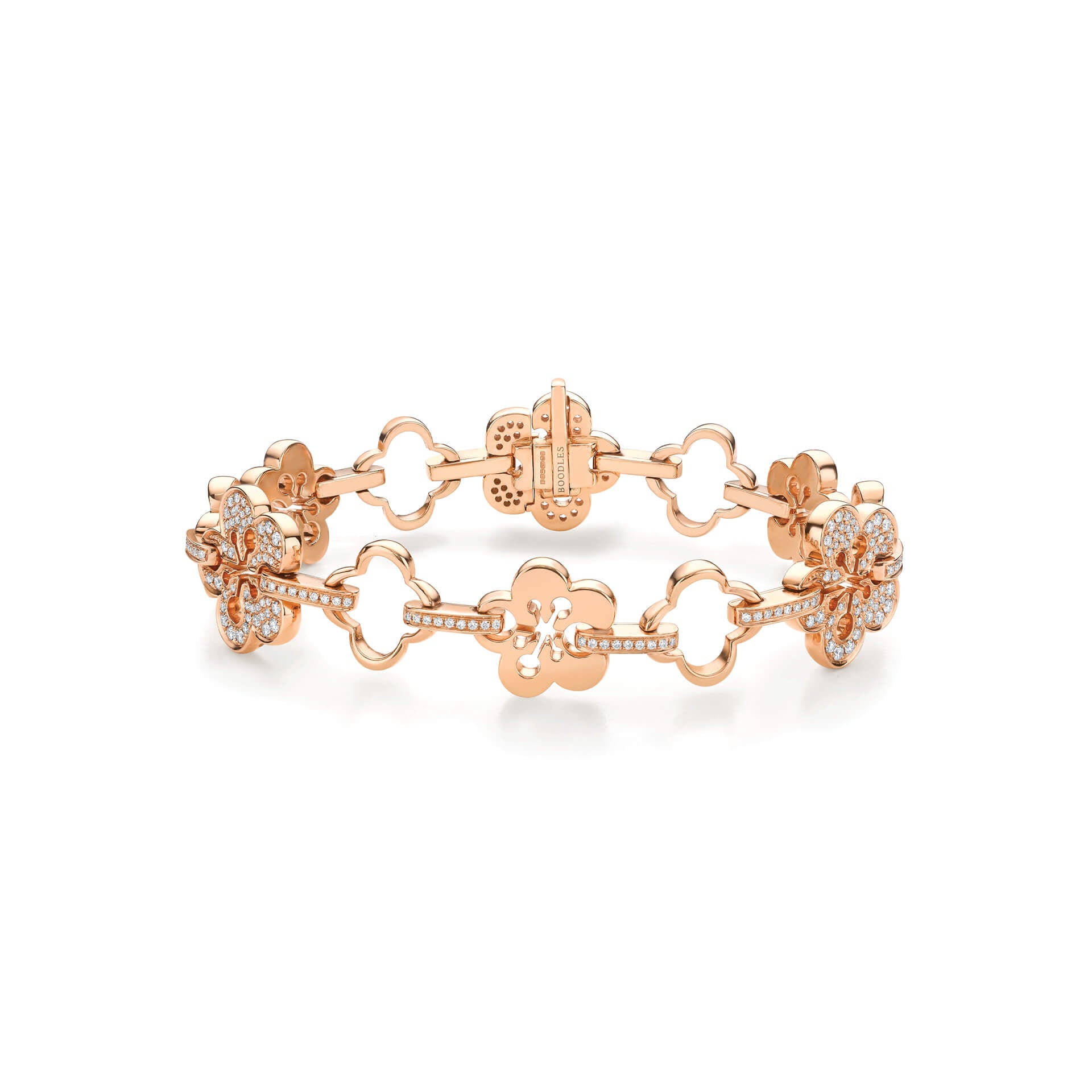 Blossom Classic Rose Gold Diamond Bracelet