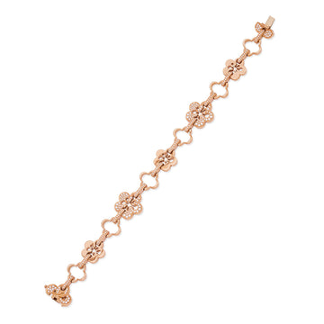 Blossom Classic Rose Gold Diamond Bracelet