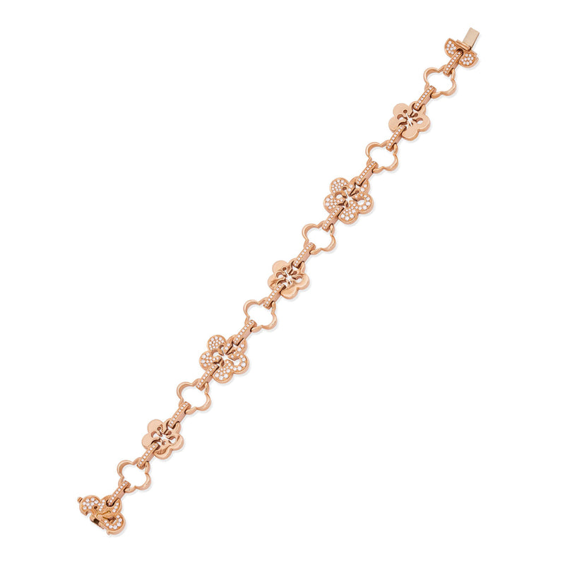 Blossom Classic Rose Gold Diamond Bracelet