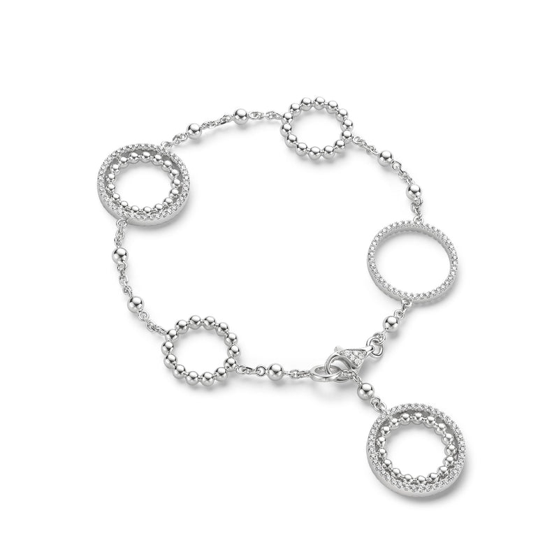 Circus White Gold Diamond Bracelet